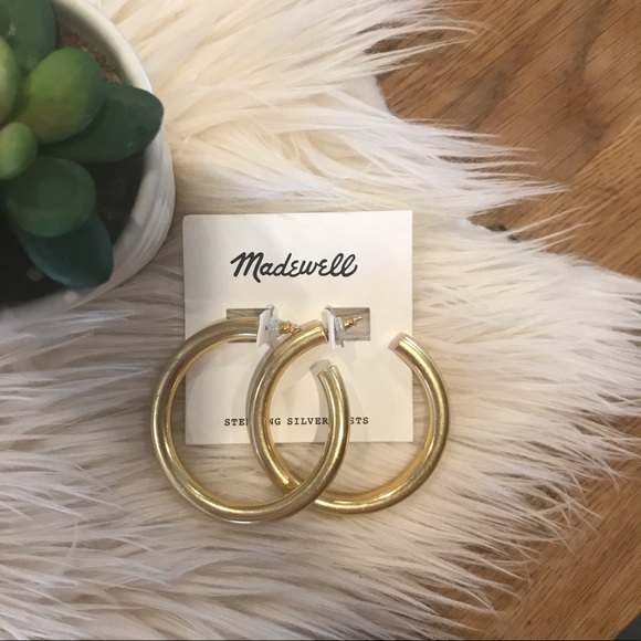 Madewell Jewelry - Madewell Chunky Oversized Hoop Earrings